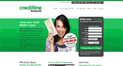 Desktop Screenshot of creditlinefinancial.co.uk
